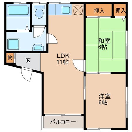 ハイツグレイスフルの物件間取画像